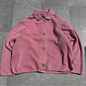Woolrich Vintage Faded Pink Women's Cardigan Coat
